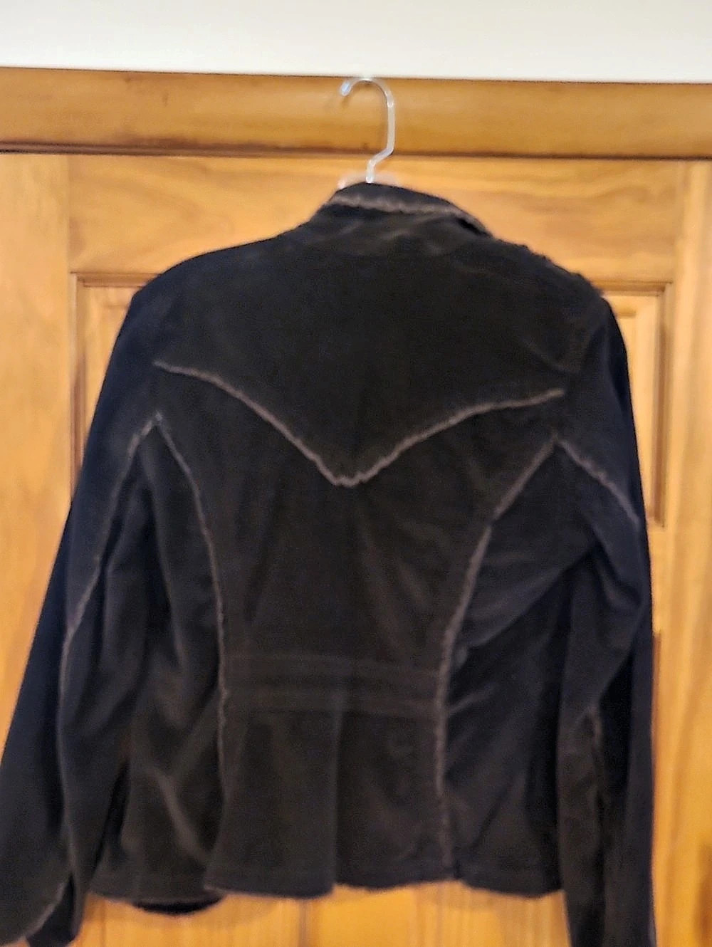 Embroidered Brown Courdory Jacket Size Small - Picture 2 of 3